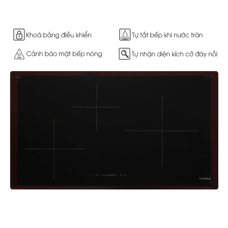 Bếp từ âm 3 vùng nấu HC-I773D Hafele 536.01.905