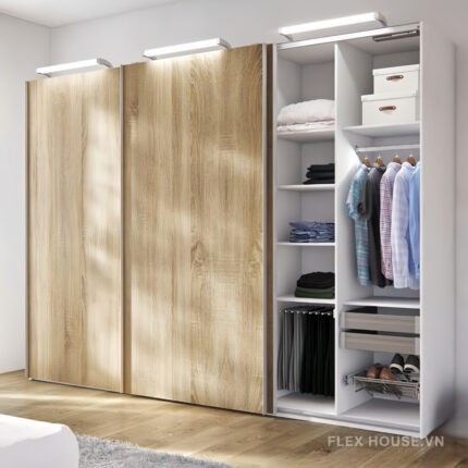 Bộ phụ kiện cửa trượt 2 cánh Hafele 494.00.110