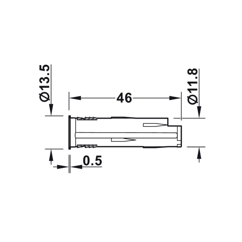 Công tắc cảm biến cửa Hafele 833.89.128