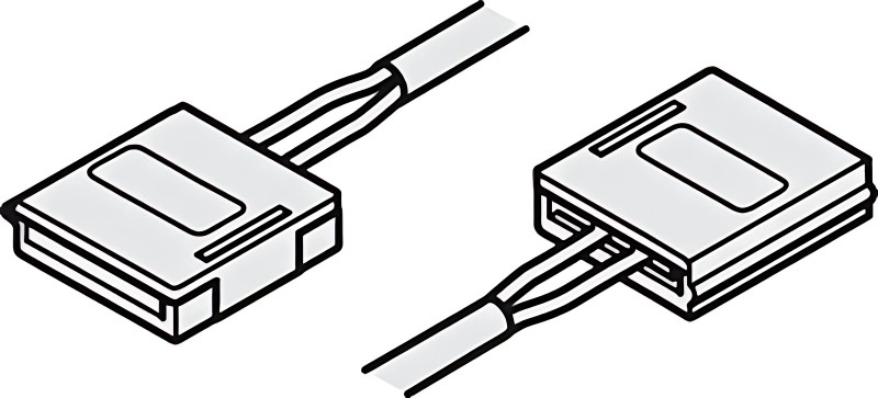 Dây nối kéo dài đèn LED 24V, 4 chân Hafele 833.77.815 - Ảnh minh họa 2