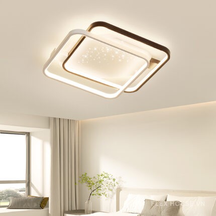 Đèn trần phòng ngủ hiện đại decor hình học NVC583