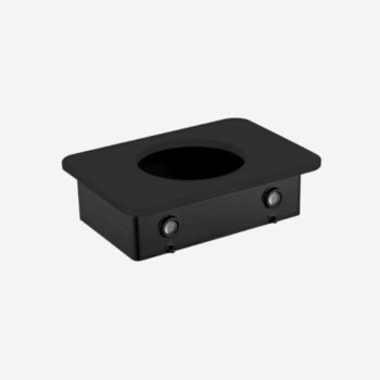 Kệ đựng ly kính đen Kobe 150mm Hafele 495.80.242