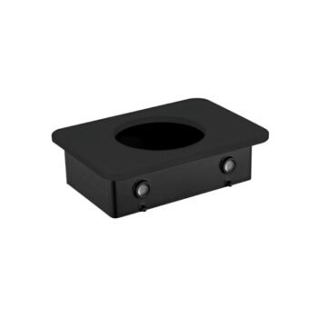 Kệ đựng ly kính đen Kobe 150mm Hafele 495.80.242
