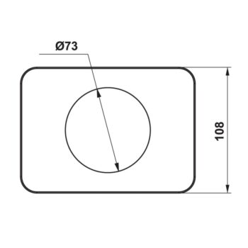 Kệ đựng ly kính đen Kobe 150mm Hafele 495.80.242