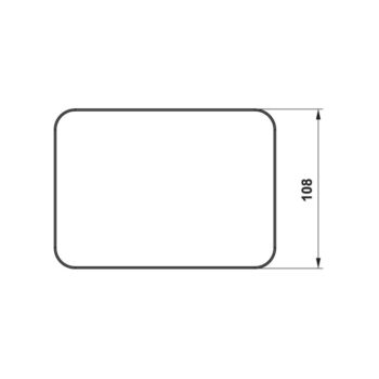 Kệ đựng xà phòng Kobe kính đen Hafele 495.80.244
