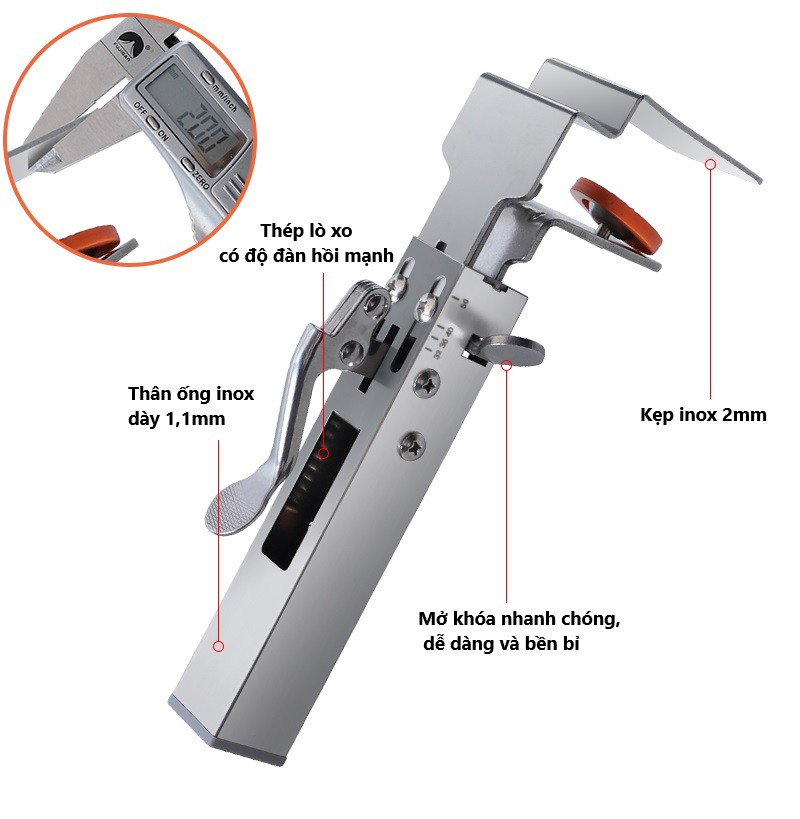 Kẹp bắt ngăn kéo cho thợ lắp đặt chính xác cạnh tủ RL663A 8