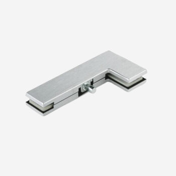 Kẹp kính chữ L hợp kim nhôm Hafele 981.50.040