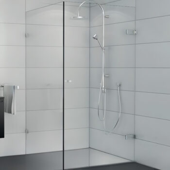 Kẹp kính tường phòng tắm 90 độ Hafele 981.77.918