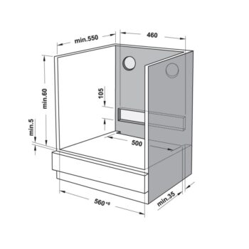 Lò nướng âm tủ 72 lít HO-8T72A Hafele 538.01.421