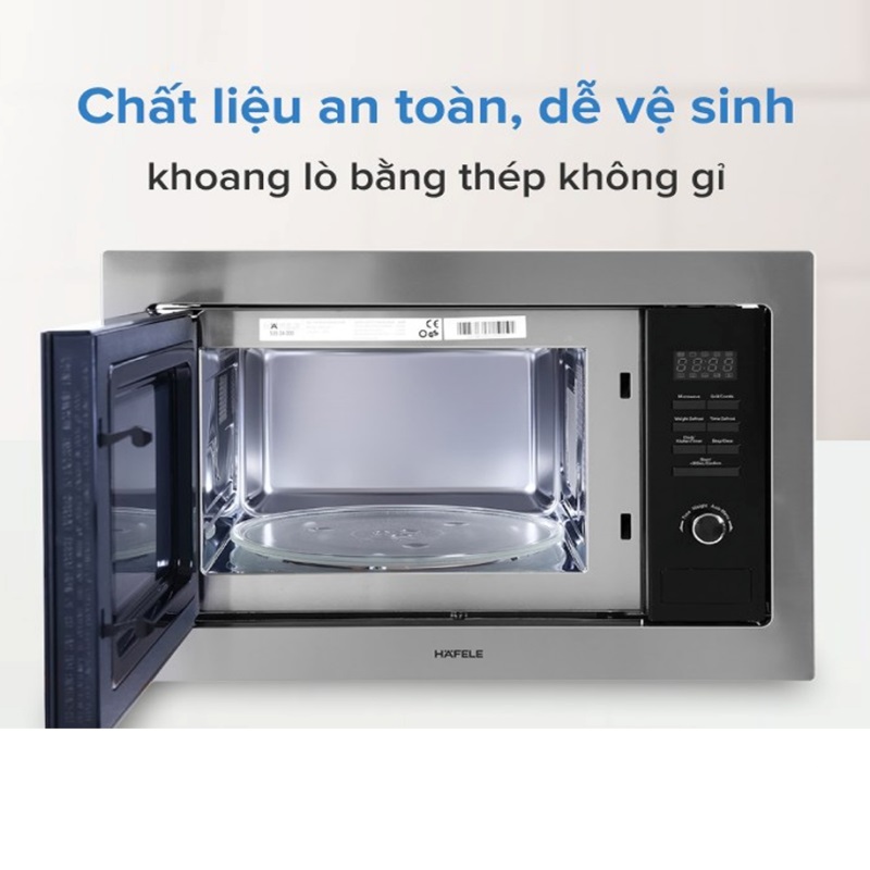 Lò vi sóng kết hợp nướng HM-B38A Hafele 535.34.000