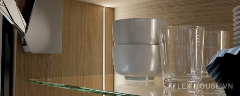 Máng nhựa đèn Led lắp âm Hafele 833.72.898