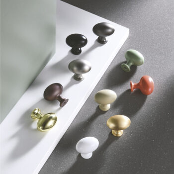 Núm tay nắm hợp kim kẽm hình Oval nhiều màu XC0276