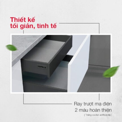 Ray hộp Alto giảm chấn H170mm Hafele 552.35.385