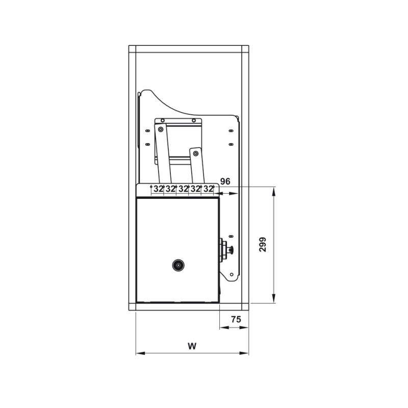 Rổ chén đĩa di động Lento Hafele 504.76.0