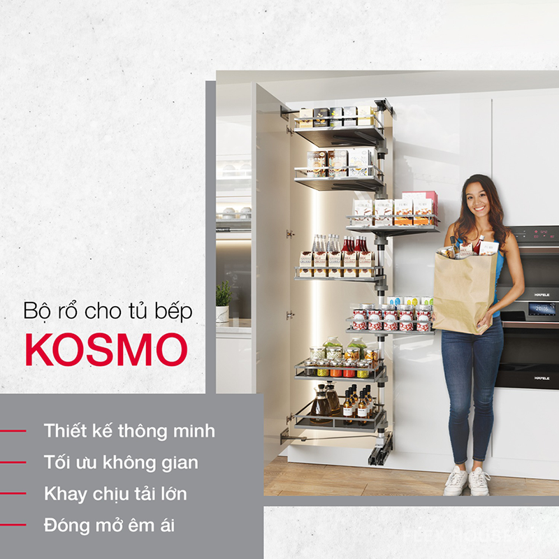 Tủ đồ khô Kara Vario 600mm Kosmo 595.82.805
