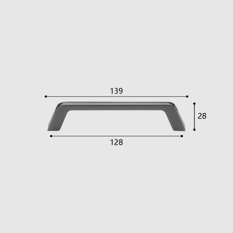 Tay cầm cửa tủ hợp kim kẽm nhiều kích thước CT6274 7