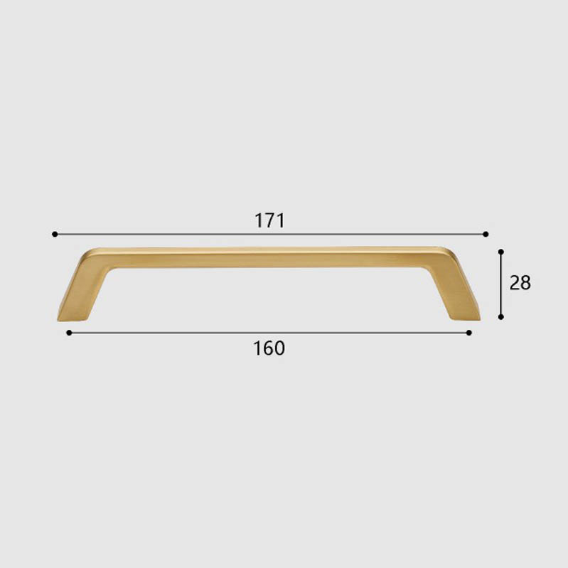 Tay cầm cửa tủ hợp kim kẽm nhiều kích thước CT6274 6