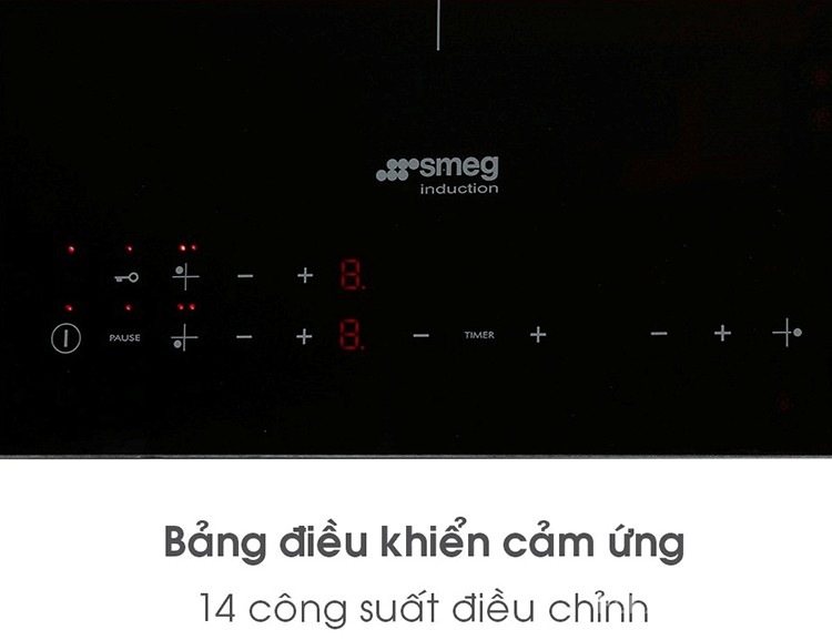 Bếp từ âm 3 vùng nấu Smeg SI5632D 536.64.091 6