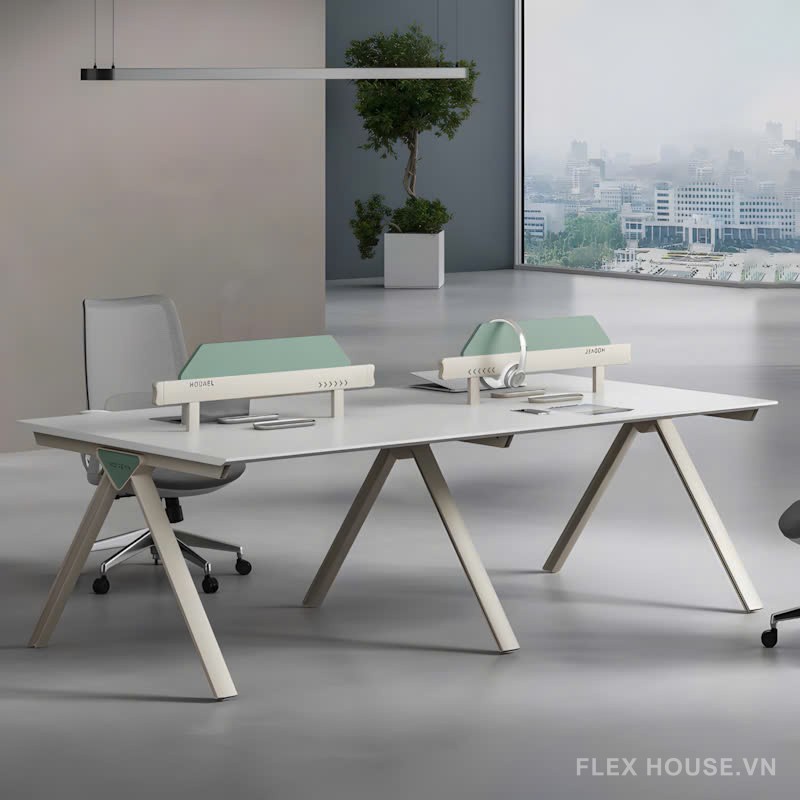 Chân bàn kim loại chữ A cho văn phòng hiện đại GZ6163 5