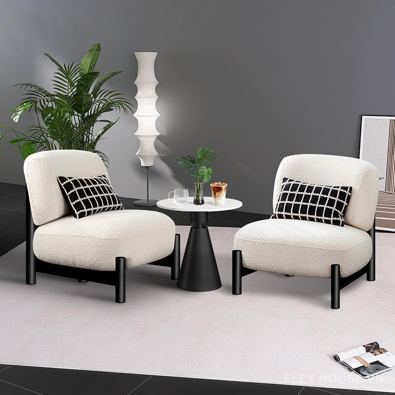 Ghế armchair lông cừu