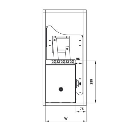 Giá chén đĩa nâng hạ Lento cao cấp Hafele 504.76.40 (1)