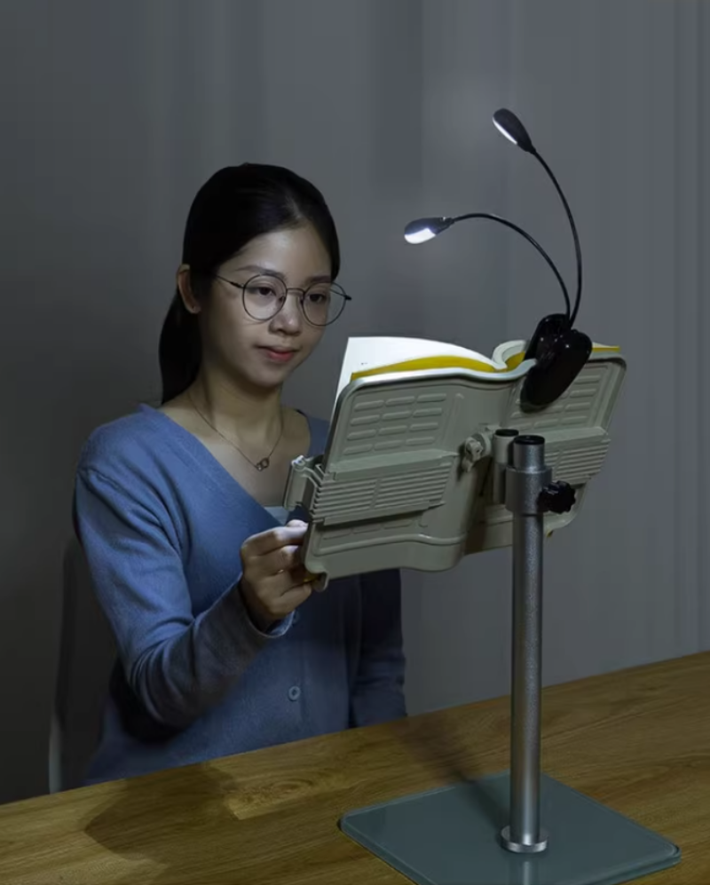 Gía đọc sách Flexhouse VN - Khơi nguồn đam mê sách của bé yêu 18 Gía để sách nâng hạ tích hợp đèn