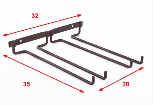 Giá đôi treo ly rượu vang tiện dụng YM675