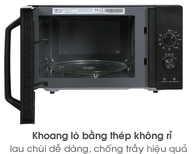 Lò vi sóng kết hợp nướng để bàn HW-F23B Hafele 538.31.270 7