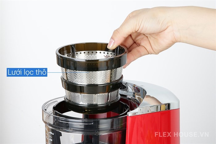 Máy ép chậm màu đỏ Smeg SJF01RDEU 535.43.629 18