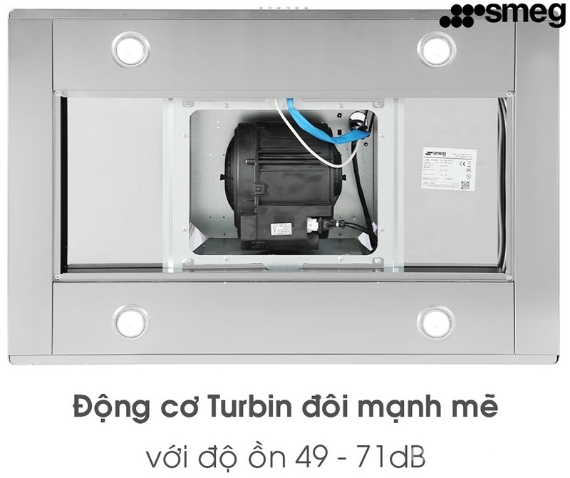 Máy hút mùi đảo Smeg KI90XE 536.84.628 9