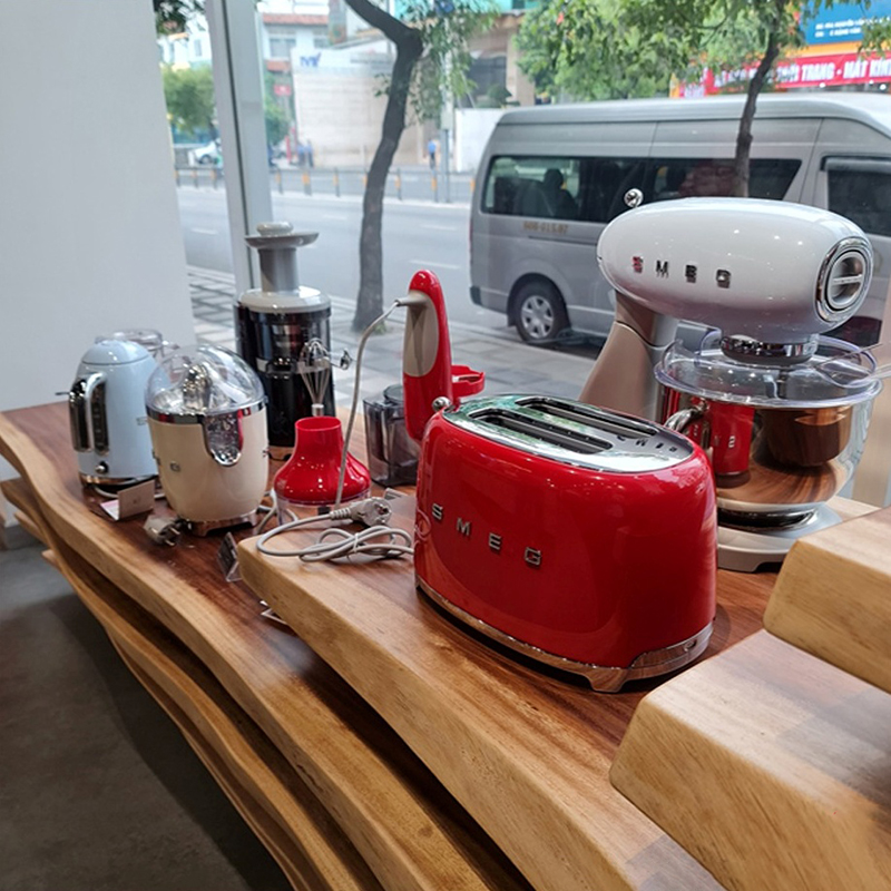 Máy nướng bánh mỳ 2 lát Smeg TSF01RDEU 535.43.669 7