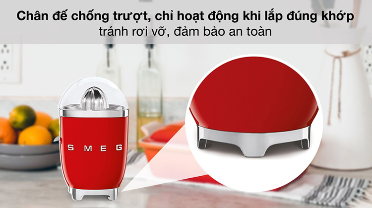 Máy vắt nước cam Smeg CJF01RDEU 535.43.649 10