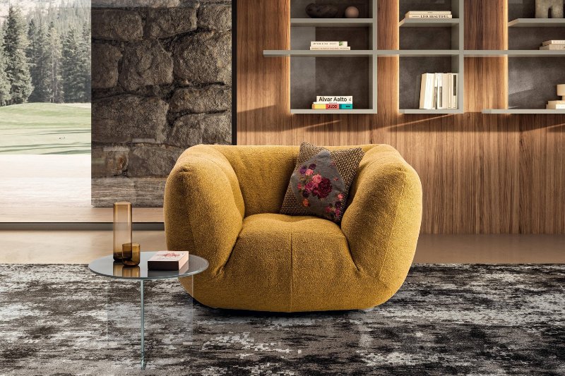 Biến hóa không gian với sức hút khó cưỡng từ ghế Armchair 29 Phối hợp ghế armchair với thảm trải cực ấn tượng