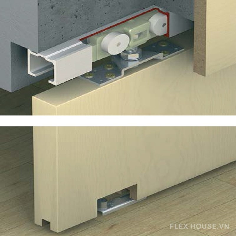 Phụ kiện cửa trượt Slido Classic 250P Hafele 940.82.257 4