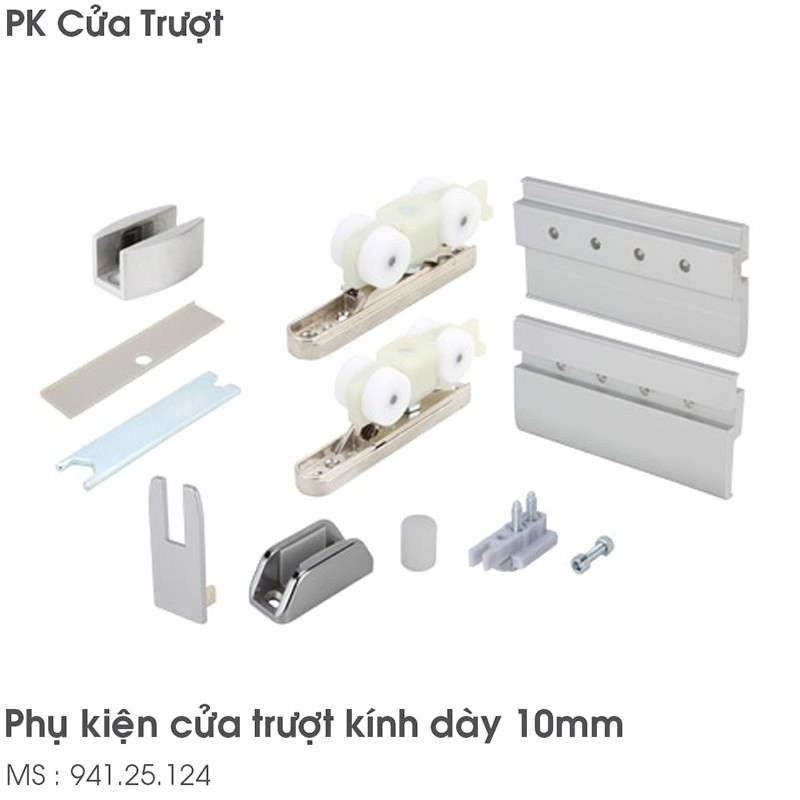 Phụ kiện cửa trượt kính Slido Classic 120N Hafele 941.25.124 7