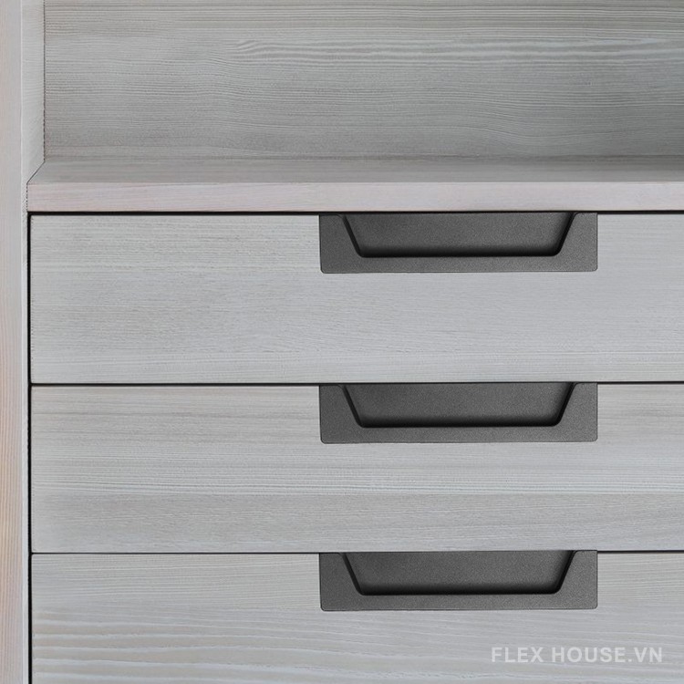 Tay nắm âm tủ hợp kim kẽm hiện đại Nordic KNN444 11