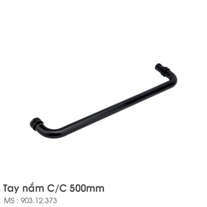 Tay nắm cửa kính phòng tắm inox 500mm Hafele 903.12.373 6