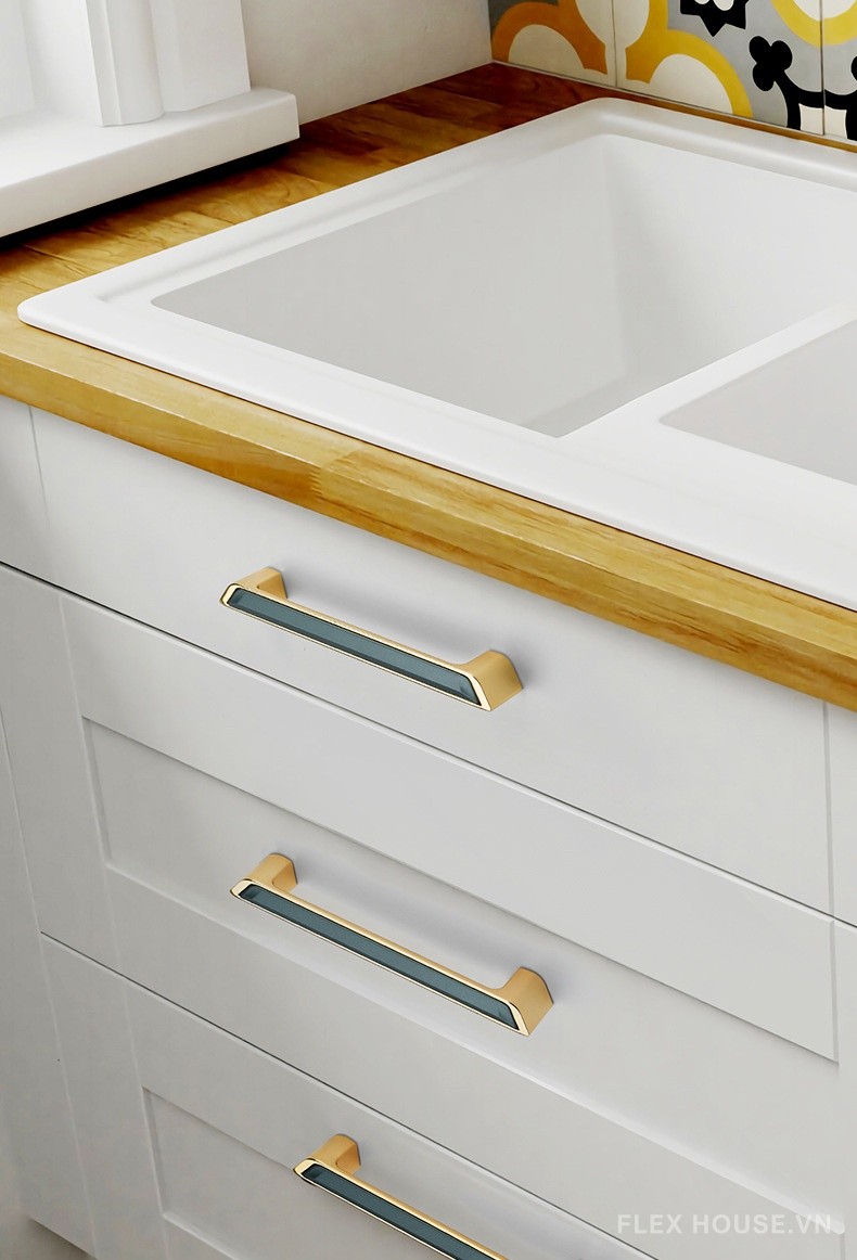Tay nắm hợp kim kẽm hiện đại kiểu Mỹ DZ607 9