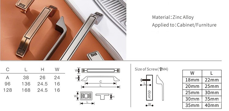 Tay nắm tủ hợp kim Á Đông cổ điển LDS8092 10