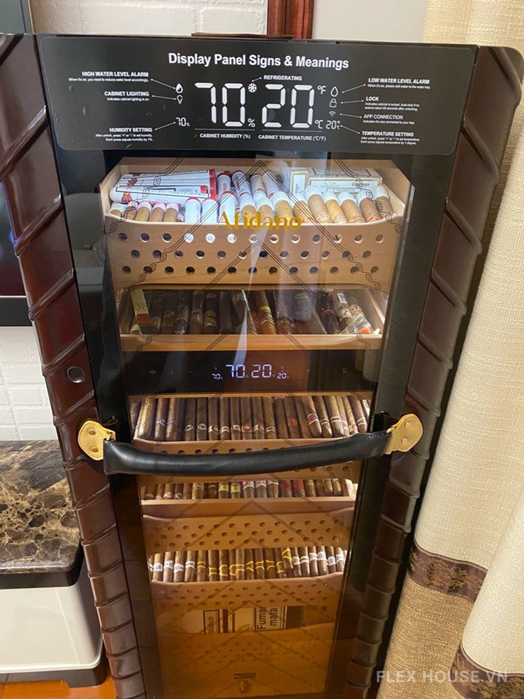 Tủ bảo quản cigar thông minh Afidano AFC5 17
