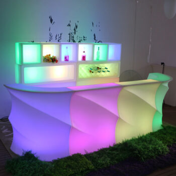 Bàn led quầy bar phát sáng ngoài trời CAQ067