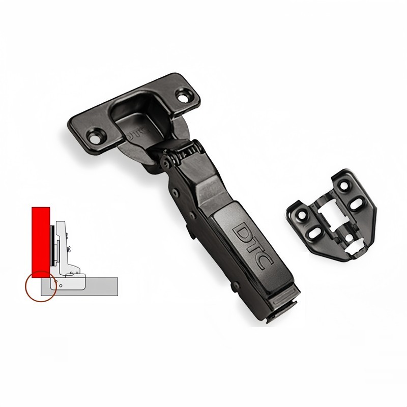 Bản lề giảm chấn phi 35mm màu titan DTC-TT