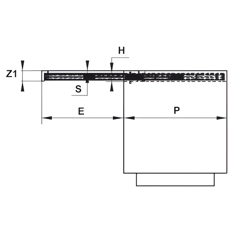Bộ phụ kiện mở rộng bếp đảo Hafele 642.19.830