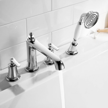 Bộ trộn bồn tắm 4 lỗ Kyoto Hafele 589.35.004