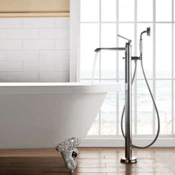 Bộ trộn bồn tắm đặt sàn Kyoto Hafele 589.35.003