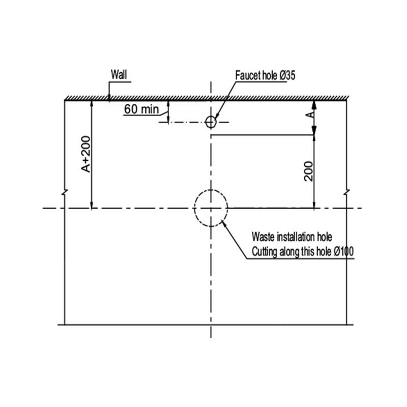 Chậu rửa mặt Lavabo đặt bàn Kobe Hafele 588.79.079 2