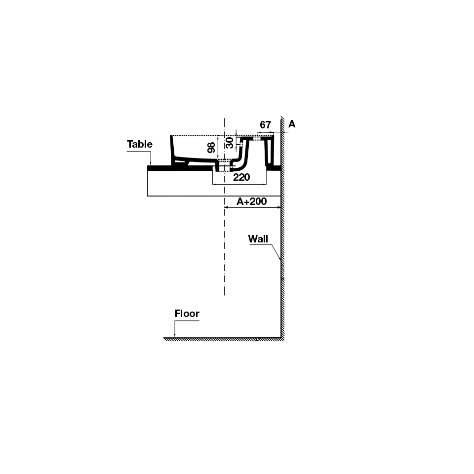 Chậu sứ Lavabo đặt bàn Sapporo Hafele 588.79.072