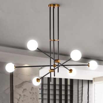 Đèn thả trần nhiều bóng decor phòng khách GX5868 - bìa