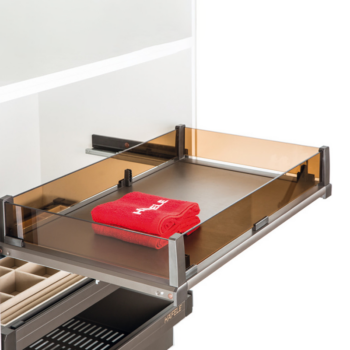 Giá để đồ tủ quần áo bằng kính Hafele 807.95.173