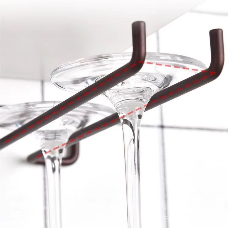 Giá đôi treo ly rượu vang tiện dụng YM675
